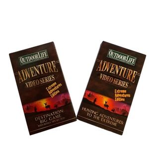 Outdoor Life Adventure Video Series Destination Big‎ Game Hunting Adventures VHS